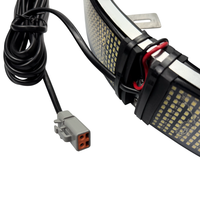 Kit de 4 éclairages LED pour jantes Lumina 17 pouces, 5 rangées double face, 10 rangées de lampes de jante, livraison rapide pour camions et voitures 12V