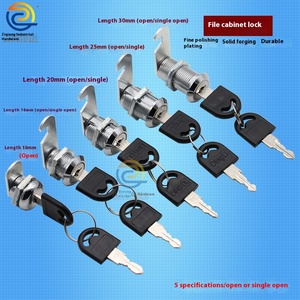 Cerradura de puerta de gabinete de zinc de 103-10mm, cajón de oficina, armario, archivador, caja de distribución y cerradura de lengua para uso en escritorio - Product Image 5