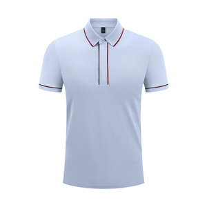 Chemises de golf slim pour hommes en gros, brodées, en piqué tissé 95% coton 5% élasthanne, respirantes, fabriquées au Vietnam, <span class=keywords><strong>prix</strong></span> abordable, logo personnalisé - Product Image 6