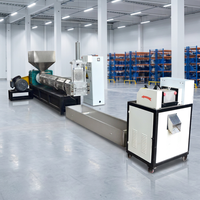 Machine de recyclage et de granulation de plastique à extrudeuse monovis pour déchets plastiques PET, PP, PE, LDPE, sacs en raphia et granulés de plastique Dana