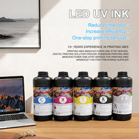 Cowint 1000ML CMYKW+V Eco-Solvent UV pour imprimante UV compatible à 100% avec les têtes d'impression XP600 I3200 I1600 L1800 L1390