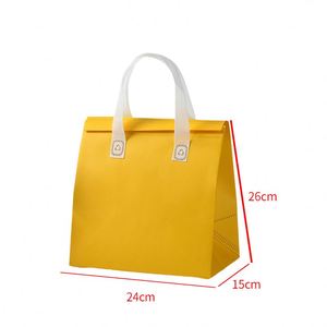 Sac isotherme jetable en aluminium non tissé personnalisé avec logo pour réfrigérateur, boissons chaudes et froides, distribution alimentaire, à emporter - Product Image 3