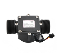 Sensor de Flujo de Agua para Turbinas PKYDrip, Rosca Macho de 1-1/2'', Salida de Pulso, Medidor de Flujo para Sistemas de Riego en Granjas e Invernaderos