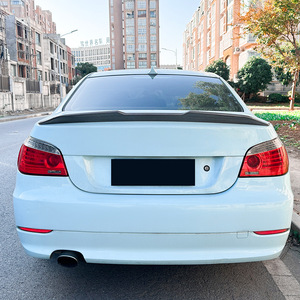 Bmw Rear Spoiler Piano <b>Black</b> Carbon Fiber Texture Ducktail <b>Trunk</b> Wing For E60 2004-2010 Psm Models - Product Image 2