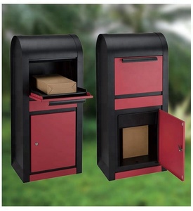 Caja de Entrega personalizada popular Caja de envío de paquete de metal para exteriores de acero galvanizado con cerradura inteligente <span class=keywords><strong>digital</strong></span> para <span class=keywords><strong>correo</strong></span> - Product Image 5