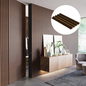 Chất lượng cao co-đùn WPC tường ốp bên ngoài Gỗ nhựa composite slat rãnh bảng điều khiển cho ngoài trời thiết kế nội thất Hội Đồng Quản Trị - Product Image 2