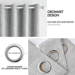 <span class=keywords><strong>Rideaux</strong></span> Jacquard de Luxe Prêts à Poser Style Américain pour Salon, Hôtel et Maison – <span class=keywords><strong>Rideaux</strong></span> Économiques pour Fenêtres – Vente en Gros - Product Image 3