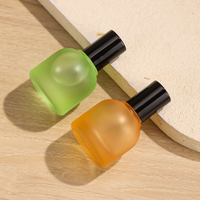 Luxuriöse 10ml Roll-on Deodorant Flasche mit Natürlichem Bambusdeckel Nachfüllbarer Glasbehälter für Ätherische Öle und Hautpflege-Serum