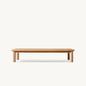 Meubles de patio en teck massif durables, design moderne, ensemble de salle à manger en bois pour hôtel ou entrepôt - Product Image 6