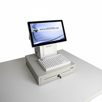Hochwertige Metall-Kassenschublade ABS Marke Einkaufszentrum POS-System Kleine Kabellose Registrierkassenschublade Sicherer Safe mit 3 Fächern