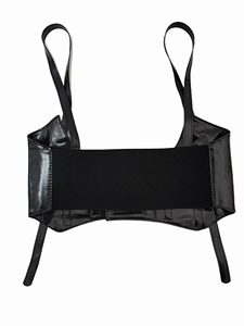 <span class=keywords><strong>Ceinture</strong></span> de soutien-gorge élastique en cuir PU souple pour femme, design à <span class=keywords><strong>double</strong></span> <span class=keywords><strong>boucle</strong></span> en acier, <span class=keywords><strong>ceinture</strong></span> large de style <span class=keywords><strong>western</strong></span> - Product Image 6