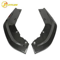 Pièce inférieure de pare-chocs arrière en fibre de carbone sèche pour BMW M3 G80, protection de pare-chocs arrière en carbone véritable