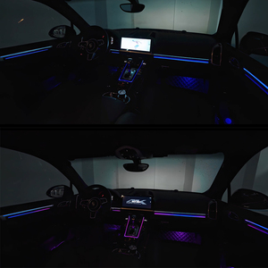 Éclairage d'ambiance pour voiture, directement de l'usine, pour Porsche Cayenne 2010-2017, décoration intérieure, bande LED - Product Image 5