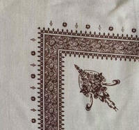 Écharpe arabe Dubaï Oman Écharpe imprimée Bandeau musulman pour homme