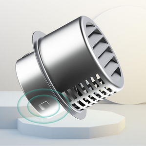 מכסה צינור צמוד קיר לעבות עמיד לרוח נירוסטה כיסוי אוורור אוורור מכסה מנוע מצופה אבקה - Product Image 5