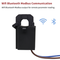 Sensor de corriente de abrazadera WiFi bidireccional inteligente 100A para medidor de energía solar fotovoltaica con monitor de potencia bidireccional 230V
