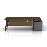 Bureau de direction multifonctionnel extensible en bois de style moderne SOHO pour la maison et le bureau