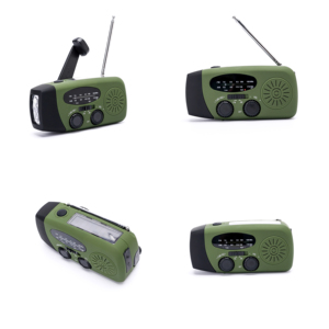 Al Aire Libre de manivela Solar Radio IPX3 Altavoz inalámbrico a prueba de agua Reproductor de música multifuncional Radio FM portátil para el hogar - Product Image 6