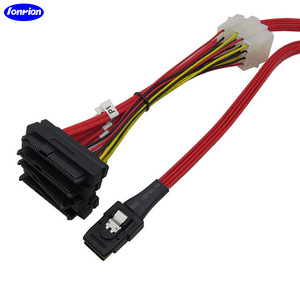 Cable Ionpion Mini Sas 36P SFF-8087 a SFF-8482 de 4 pines rojo para conexión de almacenamiento de servidor - Product Image 3