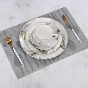 <span class=keywords><strong>Service</strong></span> de table en marbre réutilisable, bon marché, 24 pièces, 50 52 pièces, 60 pièces, 72 86, 100 pièces, <span class=keywords><strong>service</strong></span> de table - Product Image 3