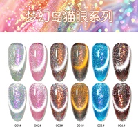 XEIJAYI Nouvelle Série Populaire Flash Neverland – Vernis à Ongles Gel Liquide Polarisé Effet Œil de Chat Argenté Longue Durée pour Nail Art