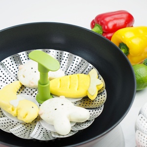 11 pulgadas, Olding Vegetable taintainless Teel teamteamer asasket ITH elelescopic andandle - Product Image 6