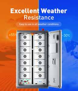 Armoire de batterie extérieure 100 kW 200 kWh, batteries de stockage d'énergie solaire, armoire de stockage d'énergie ESS, conteneur de batterie au lithium - Product Image 4
