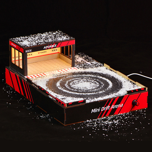 Modellino Auto in Scala 1:64, Scenografia in Miniatura Assemblata a Mano con Neve e Luci, Giocattoli in Metallo Pressofuso - Product Image 3