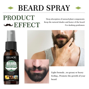 Z16 30ml Organic Herbal Extract Nourishing Safe Ingredients Fast Effective <b>Beard</b> Growth <b>Spray</b> Kit - Product Image 2