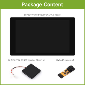 Carte de développement Waveshare ESP32-P4-WIFI6 4,3 pouces, résolution 480*800, écran tactile 5 points, puce de codec audio intégrée, Wi-Fi 6, BLE 5, K592 - Product Image 1