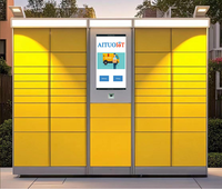 24/7 libre-service étanche à l'eau QR Code PUDO casier à domicile Solution d'armoire à colis intelligente casier à colis intelligent