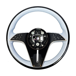 Volant de direction en bois personnalisé pour Mercedes Benz C43 C63 W221 W166 E250 X253 <span class=keywords><strong>E55</strong></span> - Product Image 3