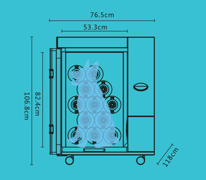 MT vendita diretta della fabbrica automatica Pet Dog gatto Dryer camera Pet <span class=keywords><strong>toelettatura</strong></span> asciugatrice scatola macchina grande Pet Pet phon Box per animali - Product Image 4