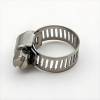 Collier de serrage à vis sans fin de style américain SS201 de 1/2-2 pouces, petite largeur de bande de 8 mm, prix d'usine, fixation robuste pour tubes métalliques professionnels