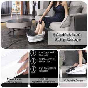 Bañera Plegable Multifuncional, Masajeador de Pies con Burbujas de Agua Caliente, Masaje Inalámbrico con Temperatura Ajustable de 4.5-6L - Product Image 5