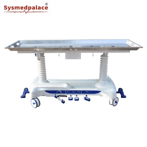 कोण टिल्टिंग फ़ंक्शन के साथ हाइड्रोलिक लिफ्ट ट्रक, मोर्चरी उठाने वाली ट्रॉली - Product Image 6