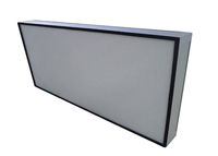 Filtro de Panel Mini-Pleated de Fibra de Vidrio HEPA H14 de Alto Flujo de Aire para Sistemas HVAC y AHU