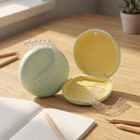 Étui de rangement portable personnalisé pour appareil dentaire, lavable, léger, pour aligneurs orthodontiques