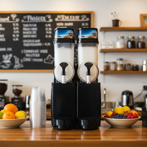 Máquina Dispensadora Automática de Bebidas Congeladas con Sistema de Enfriamiento Estable para Cafeterías, Food Trucks y Vendedores Ambulantes - Product Image 1