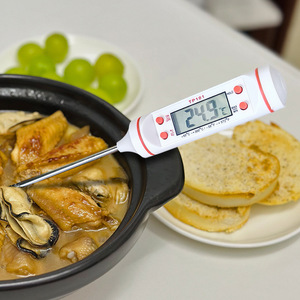 Electronic digital display food thermometer, kitchen water and oil <b>temperature</b> measuring <b>instrument</b>, barbecue, baking, and cake - Product Image 3