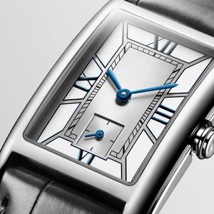 Reloj Automático Rectangular con Manecillas Azules, Cristal de Zafiro y Correa de Piel de Cocodrilo - Product Image 3