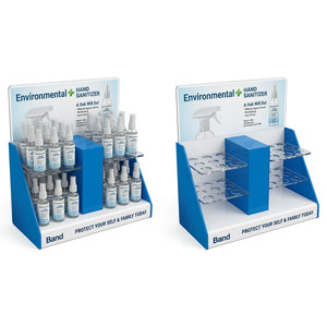 Espositore da banco personalizzato per farmacia, vetrina espositiva per farmacia, espositore superiore in acrilico per bustine, per la vendita al dettaglio - Product Image 1