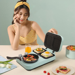 Bộ Đồ Ăn Sáng 5 Trong 1 Đa Năng Mới Máy Làm Bánh Mỳ Với Nồi Nướng Bánh Mì Chảo Rán - Product Image 4