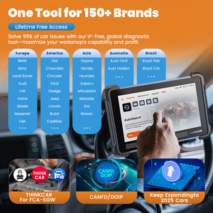 THINKSCAN 689BT 차량 진단 도구 CANFD DOIP 양방향 ECU 코딩 34 리셋 전 시스템 평생 무료 OBD2 스캐너 - Product Image 6