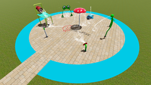 สวนสาดน้ำในฮูสตันสวนน้ำโลกสาดสวนสาธารณะพร้อมคุณสมบัติ - Product Image 3