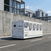 Système de stockage d'énergie commercial tout-en-un 200 kW 300 kWh à refroidissement par air avec batterie au lithium pour l'égalisation des pics de consommation