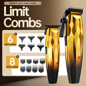 Set profesional transfronterizo de cortapelos eléctrico, tijeras para esculpir el cabello, afeitadora y set combinado para cabeza lisa - Product Image 1
