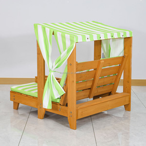 Tumbonas Dobles de Madera Maciza Ecológicas para Niños, Modernas, para Jardín, <span class=keywords><strong>Playa</strong></span>, Parque - Product Image 3