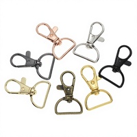 Crochets à fermoir pivotant en alliage de zinc de 20 mm - Boucle de lanière - Clip en forme de D - Porte-clés, design écologique pour l'approvisionnement transfrontalier