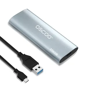 OSCOO外置硬盘2tb 4TB便携式固态硬盘USB3.1 & C型外置固态硬盘256gb 512gb 1TB硬盘机箱